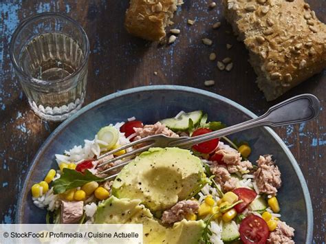 Salade De Riz Thon Et Avocat Facile D Couvrez Les Recettes De Cuisine