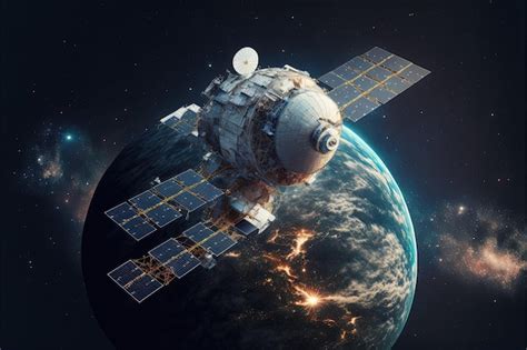 Sat Lite Espacial Orbitando A Tecnologia Do Espa O Terrestre Generative