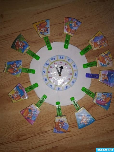 Дидактическая игра «Часики лисички» (1 фото). Воспитателям детских ...