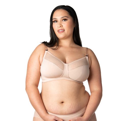 Podprsenka HOTMILK LUNAR ECLIPSE NURSING FULL CUP WIREFREE BRA NAKED Caresse BraExpert