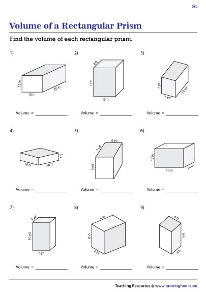 Volume Of Cubes And Rectangular Prisms