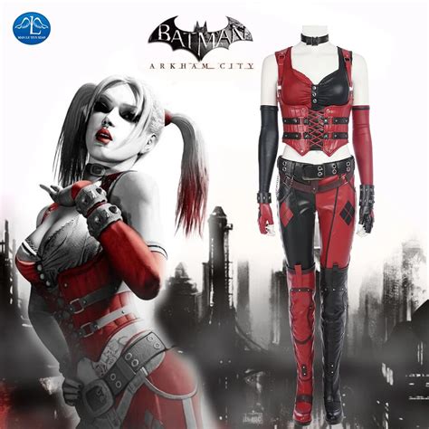 Disfraz De Batman Arkham Knight Harley Quinn Cosplay Disfraces De