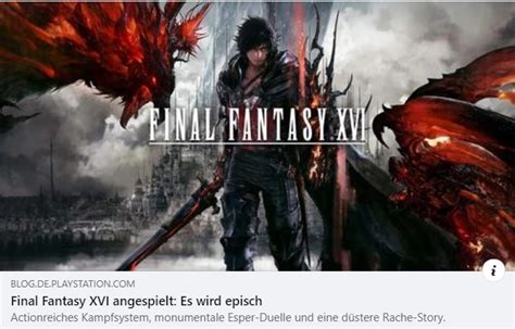 Final Fantasy Xvi Angespielt Wimmeroth