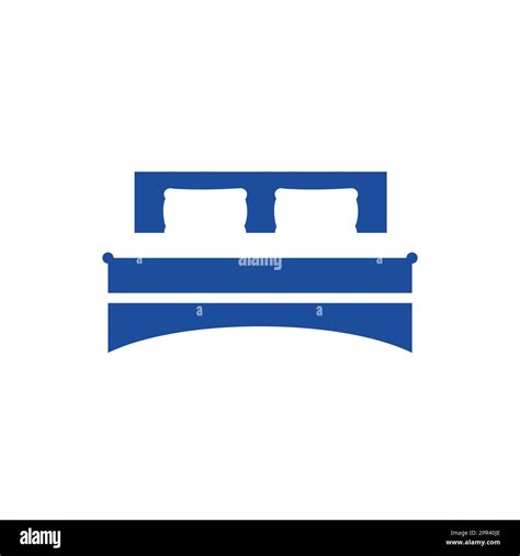 Bed Vector Logo Design Bed Store Icon Logo Design Stock Vector Image
