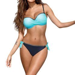 Womens Padded Push Up Bra Bikini Set Swimsuit Wf Shopping