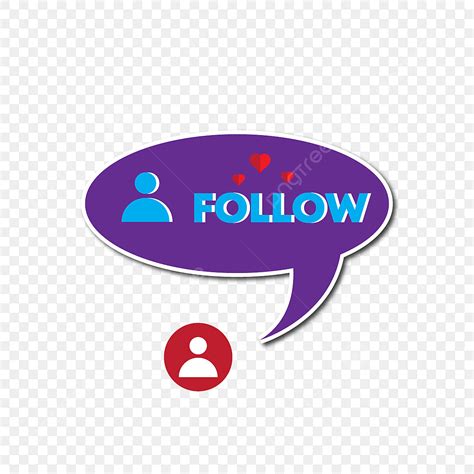 follow  clipart transparent background follow  png button follow