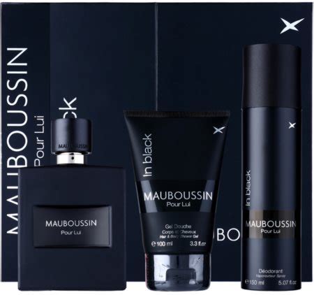 Mauboussin Mauboussin Pour Lui In Black Gift Set I Notino Co Uk