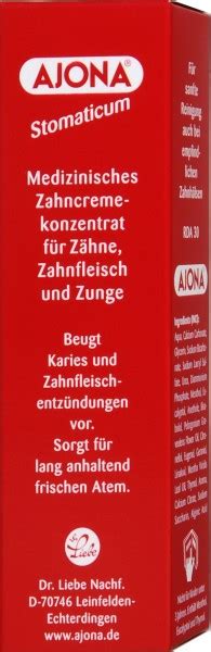Ajona Zahncreme Stomaticum, 25 ml | bie-dro