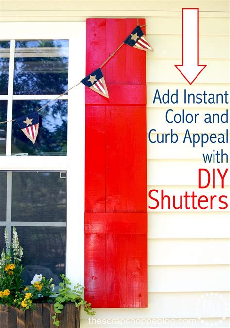 DIY Shutters - The Scrap Shoppe