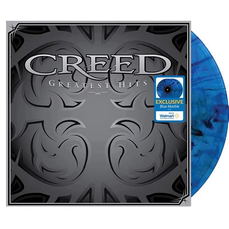 Creed Greatest Hits Wm Blue Marble 2lp Vinyl