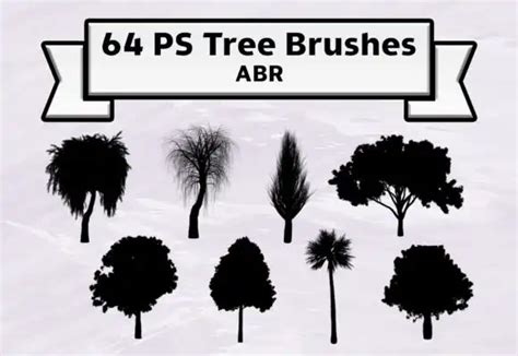 Photoshop Tree Brushes Pack Bundle