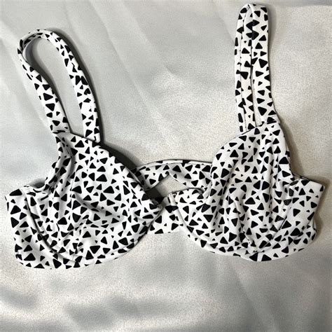 Nwot Moana Bikini Bra Top Pebbles Pattern Size M Gem