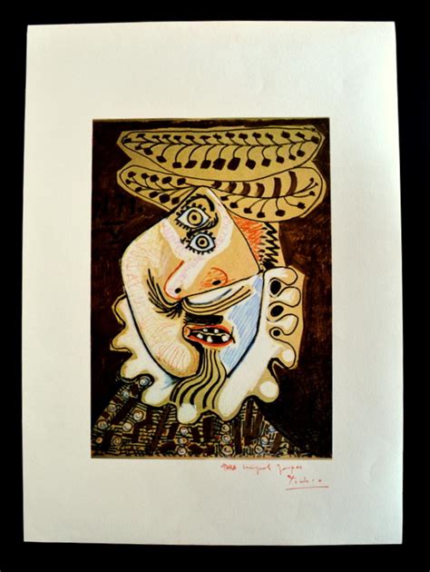 Pablo Picasso Lithography Hand Signed