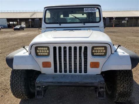 1995 Jeep Wrangler Yj S Photos Az Phoenix Repairable Salvage Car Auction On Mon Nov 27