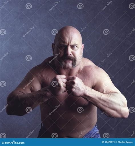 Tough Guy Stock Image Image Of Human Head Shielding 10421071