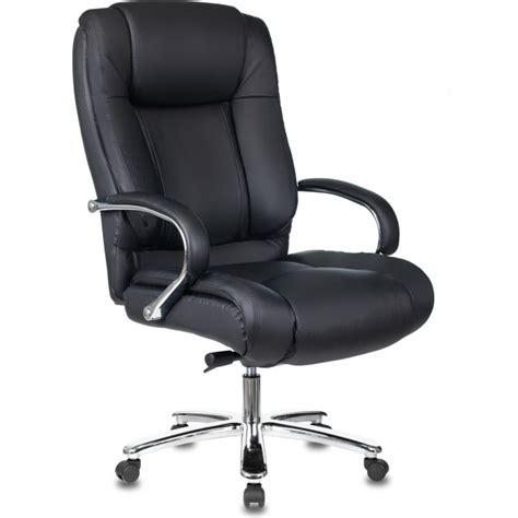 Кресло руководителя БЮРОКРАТ T-9925SL черное, кожа T-9925SL/BLACK ...