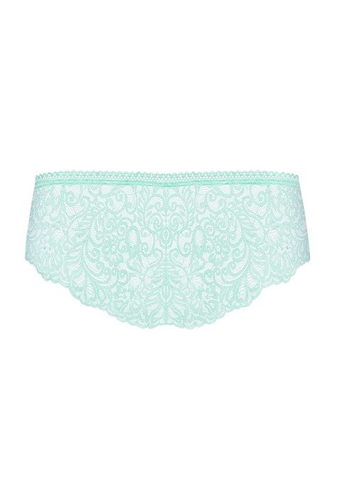 Tanga aus Spitze türkis Slips Strings Club Hot Fashion Odretto Highheels