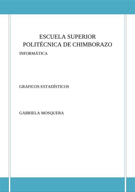 PDF elaboración y configuración de gráficos estadísticos DOKUMEN TIPS