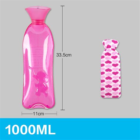 U Shaped Transparent Hot Water Bottle With Water Injection Cervical Spine Hot Compress Neck