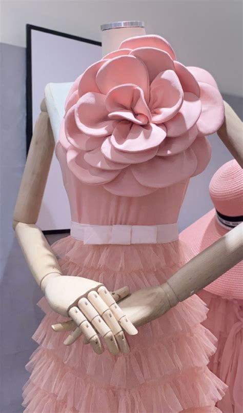 Exaggerated 3d Flower Bodysuit In Pink Oh Cici