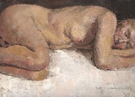 Sleeping Nude Painting By Badia Camps Saatchi Art