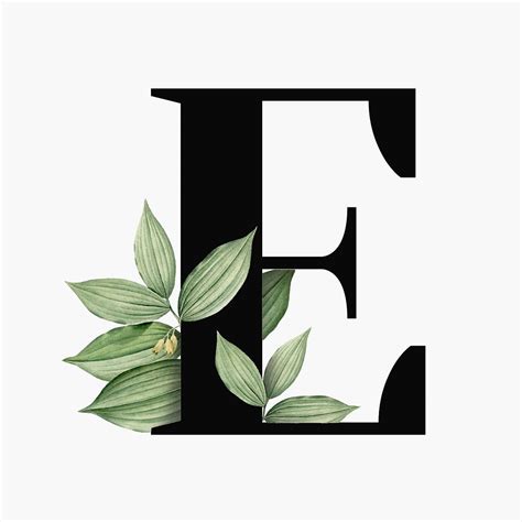 E letter design – Artofit