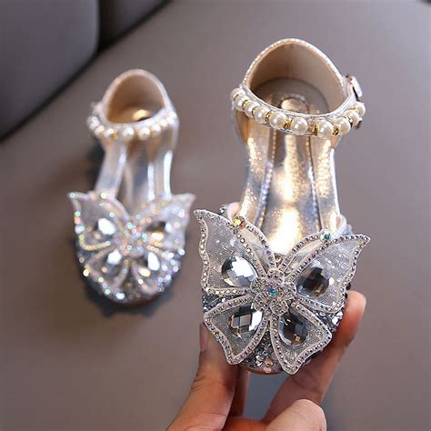 Akiihool Heels For Girls Girls Dress Shoes Closed Toe Girls Heels Bow
