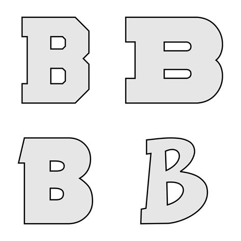 9 Best Images Of Printable Alphabet Templates For Crafts Free