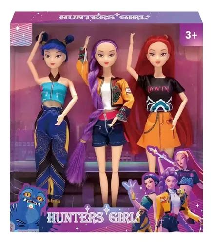 Boneca Guerreiras Do Kpop - Kit 3 Bonecas Guerreiras Do Kpop Original Demon Hunters | Parcelamento ...