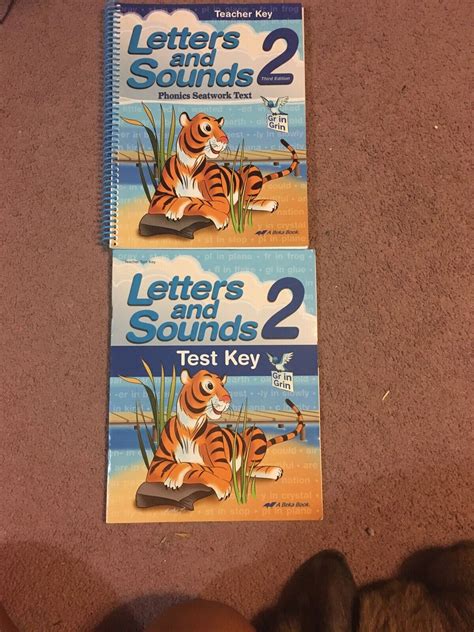 Abeka Letters And Sounds Teacher Key And Test Key Ebay