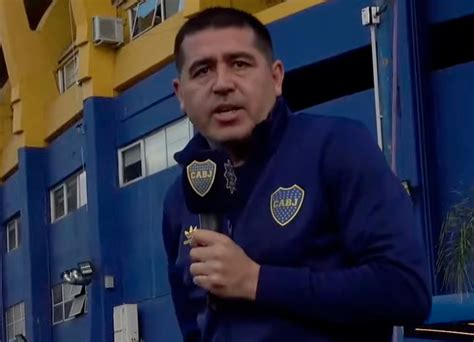 Riquelme Tras La Marcha De Los Hinchas De Boca No Dejen Que Nos