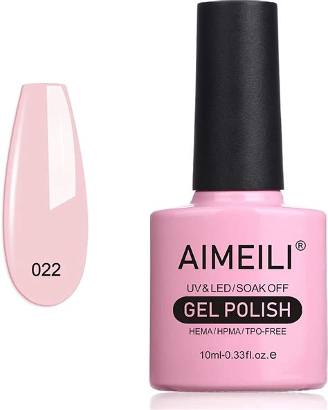 Aimeili Vernis Ongles Gel Naturel Rose Nude Sans Hema Vernis Semi Permanent Soak Off Uv Led