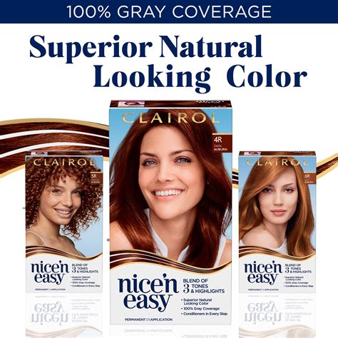 Buy Clairol Nice N Easy Permanent Hair Dye Sc Medium Copper Blonde Hair Color Count Online