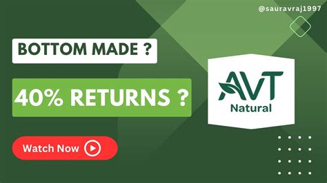 Avt Natural Products All Set For Breakout Returns Possible