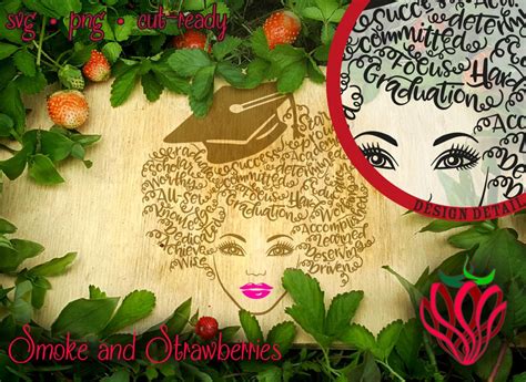 Graduation Word Art Hair Dxf Svg File Commercial Licence Etsy