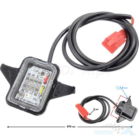 Lampa Tablicy Rejestracyjnej Barton Naked 50 Motor X