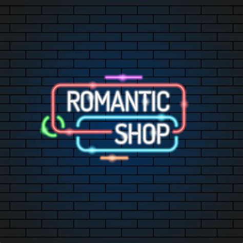 Abstrait Sex Love Shop Jouets Pour Adultes N On Lampe Lectrique Fond Vector Design Style