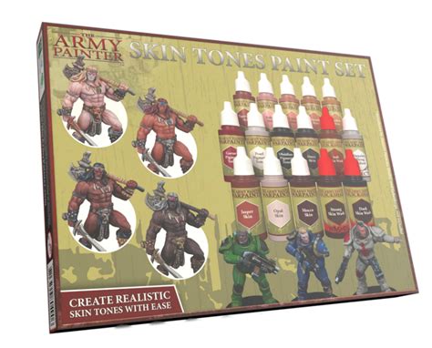 Набор красок Army Painter – Warpaints Skin Tones Paint Set - купить ...