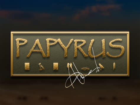 Papyrus Logo On Behance