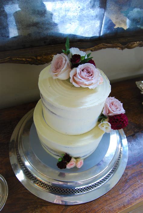 Semi Naked Wedding Cake 499 80 Serves Temptation Cakes Temptation Cakes