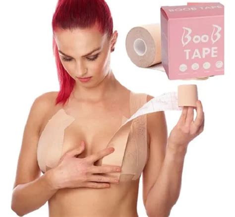 Kit Fita Adesiva Boob Tape Levanta Seios Nude Metros Mercadolivre