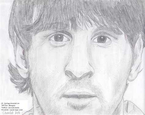 Messi Sketch Easy At Paintingvalley Explore Collection Of Messi