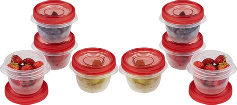 Rubbermaid Takealongs Twist And Seal Food Storage Containers 12 Cup 8