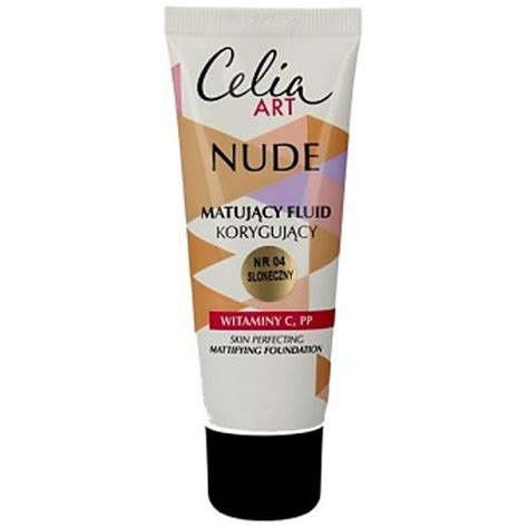 CELIA Art Nude Matujący fluid korygujący 30ml Słoneczny Perfumeria