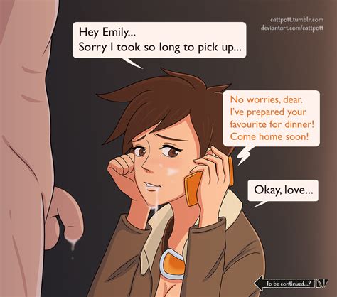 Tracer Blowjob Comic 4 By Cattpott Hentai Foundry