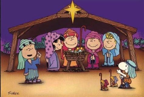 Peanuts Nativity Scene Images Snoopy Snoopy Pictures Peanuts Christmas Christmas Humor Merry