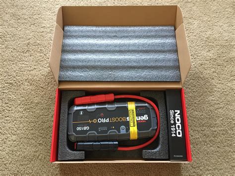 GB150 Boost PRO 4000A UltraSafe Lithium Jump Starter - Outdoor Garage