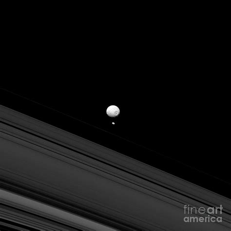 Nasa Two Moons Passing In The Night Photograph By Rose Santuci Sofranko