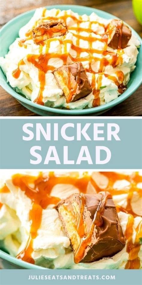 Snicker Salad - {Five Ingredients!} - Julie's Eats & Treats