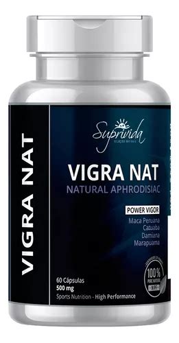 Vigra Nat Estimulante 60 Cápsulas 500mg Suprivida Parcelamento Sem Juros